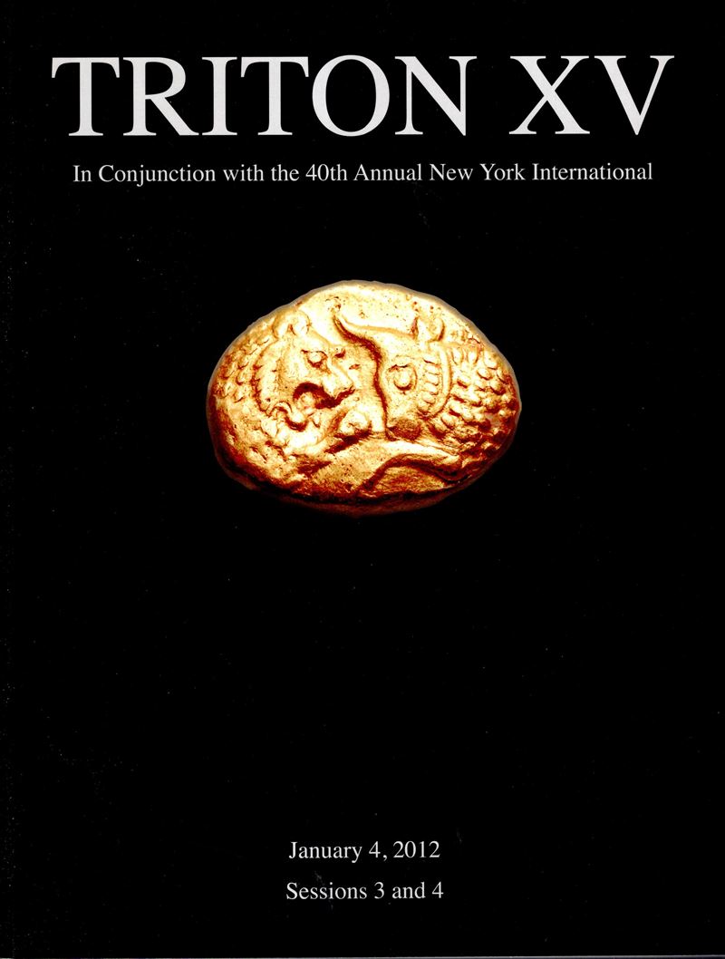 Catalogo d’asta, CNG — Triton XV (3 sessioni), New York, 4 gennaio 2012
