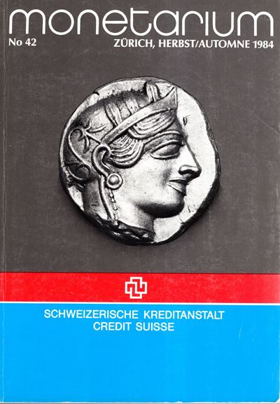 CREDIT SUISSE – MonetaRium, Zurigo (Herbst-Atomne, 1984), catalogo di monete e banconote, brossur...