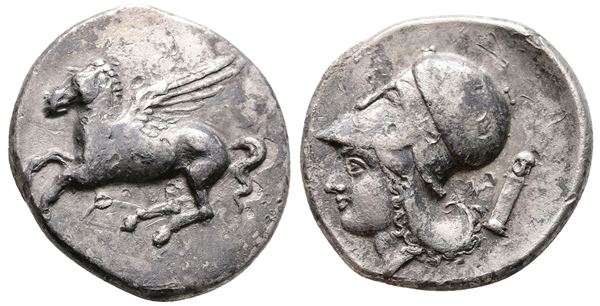 Corinth, c. 375-300 BC. AR Stater (22mm, 7.51g).  - Auction Greek, Roman and Byzantine Coins	 - Bertolami Fine Art - Prague