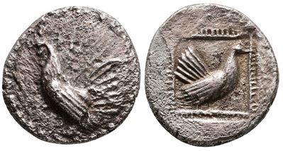 Sicily, Himera, C. 510-500 Bc. Ar Drachm (20mm, 5.13g).
