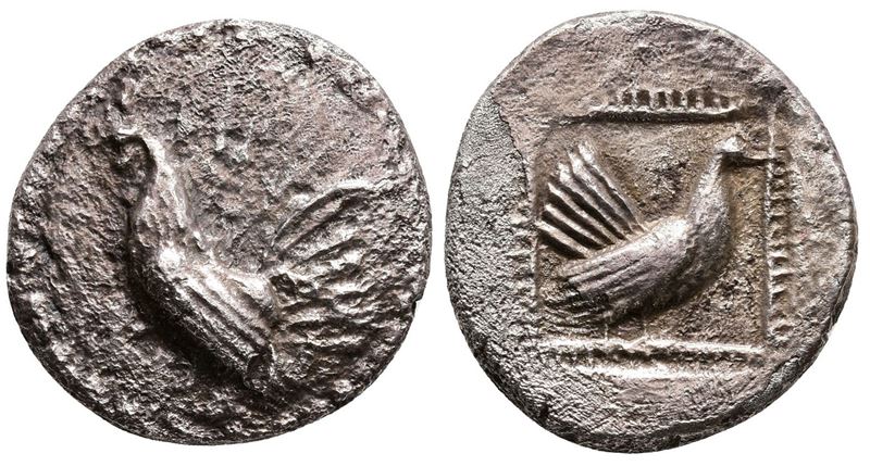 Sicily, Himera, C. 510-500 Bc. Ar Drachm (20mm, 5.13g).