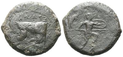 Sicily, Sileraioi, C. 340-330 Bc. Æ Litra (31mm, 27.17g).