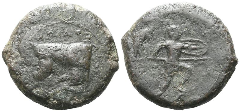 Sicily, Sileraioi, C. 340-330 Bc. Æ Litra (31mm, 27.17g).
