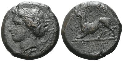 Sicily, Kentoripai, C. 339/8-330 Bc. Æ Litra (29mm, 25.35g).
