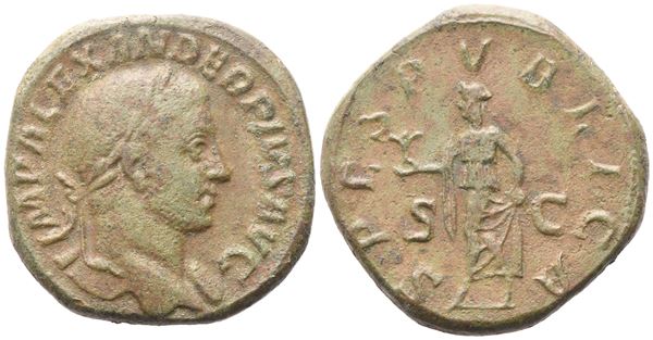 Severus Alexander (222-235), Sestertius, Rome, c. 232-235; Æ (21,08 g; 30 mm; 1 h)