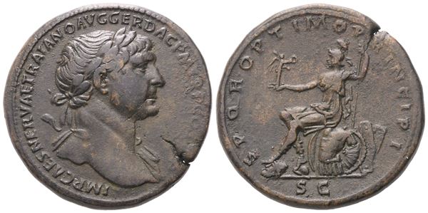 Trajan (98-117), Sestertius, Rome, 108-19/110; Æ (25 g; 32,3 mm; 6 h)