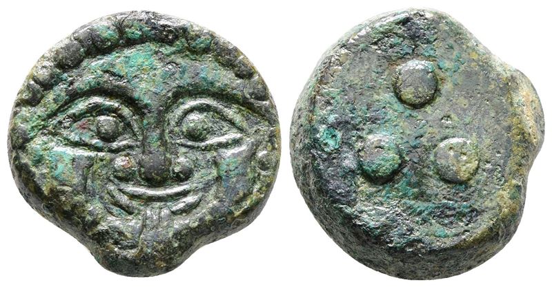 Sicily, Himera, C. 430-420 Bc. Æ Tetras Or Trionkion (20mm, 10.67g).