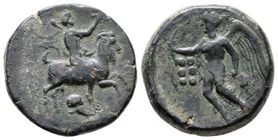 Sicily, Himera, C. 425-409 Bc. Æ Hemilitron (21mm, 6.81g).