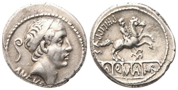 L. Marcius Philippus, Denarius, Rome, 57 BC; AR (4,11 g; 17,8 mm; 3 h)