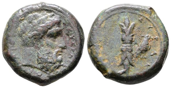 Sicily, Syracuse, c. 339/8-334 BC. Æ Hemidrachm (23mm, 12.93g).