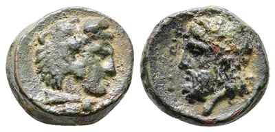 Sicily, Gela, C. 315-310 Bc. Æ (12mm, 2.96g).