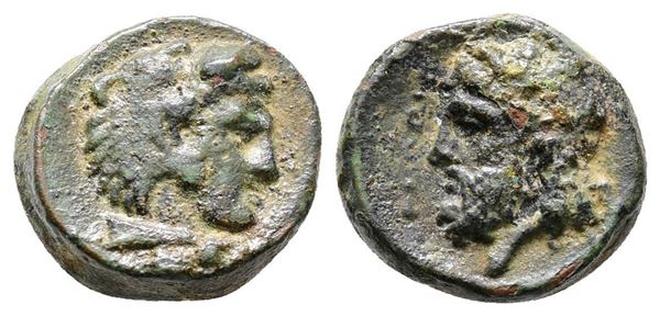 Sicily, Gela, c. 315-310 BC. Æ (12mm, 2.96g).  - Auction Greek, Roman and Byzantine Coins	 - Bertolami Fine Art - Prague