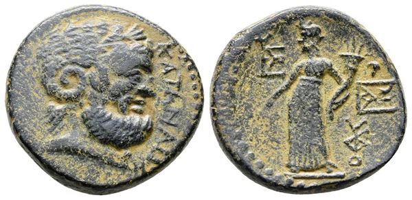 Sicily, Katane, c. 2nd century BC. Æ (22mm, 9.60g).  - Auction Greek, Roman and Byzantine Coins	 - Bertolami Fine Art - Prague