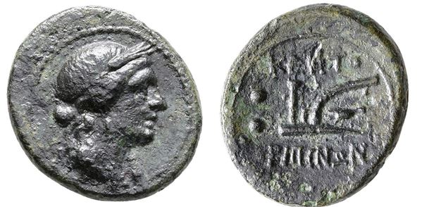 Sicily, Kentoripai, c. 2nd century BC. Æ Hexas (18mm, 3.43g).  - Auction Greek, Roman and Byzantine Coins	 - Bertolami Fine Art - Prague