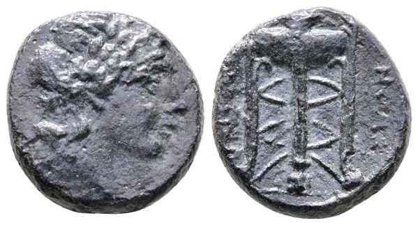 Bruttium, Petelia, late 3rd century BC. Æ (18mm, 4.95g).