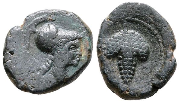 Northern Apulia, Arpi, c. 215-212 BC. Æ (17mm, 3.30g).