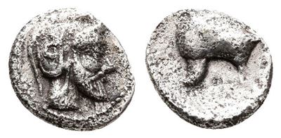 Sicily, Himera, C. 430 Bc. Ar Litra (9mm, 0.68g, 9h).