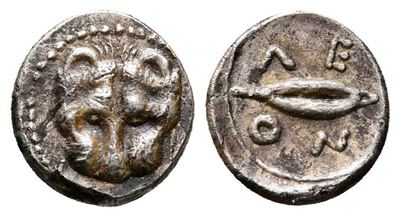 Sicily, Leontinoi, C. 476-466 Bc. Ar Litra (9mm, 0.54g).