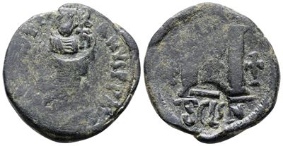 Heraclius (610-641). Æ 40 Nummi (31mm, 17.23g).