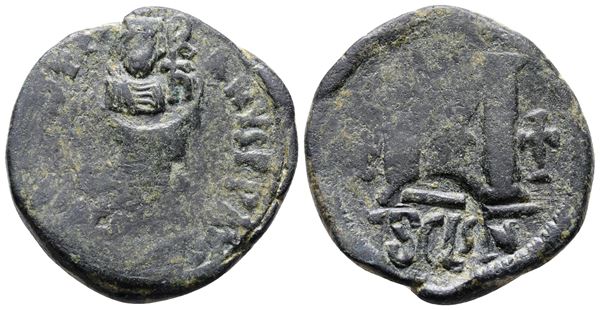 Heraclius (610-641). Æ 40 Nummi (31mm, 17.23g).  - Auction Greek, Roman and Byzantine Coins	 - Bertolami Fine Art - Prague