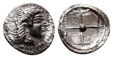 Sicily, Syracuse. Hieron i (478-466 Bc). Ar Obol (9mm, 0.55g)
