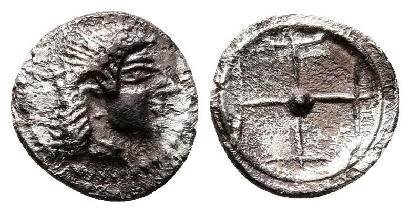Sicily, Syracuse. Hieron i (478-466 Bc). Ar Obol (9mm, 0.55g)