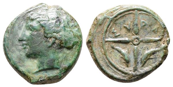 Sicily, Syracuse, c. 415-405 BC. Æ Hemilitron (15mm, 3.59g).