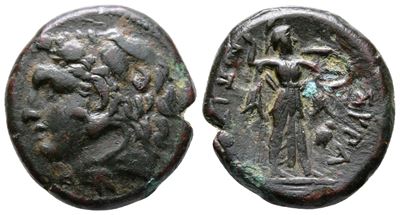Sicily, Syracuse. Pyrrhos (278-276 Bc). Æ (23mm, 9.19g).