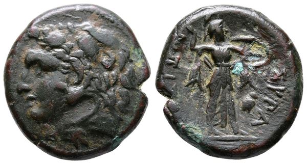 Sicily, Syracuse. Pyrrhos (278-276 BC). Æ (23mm, 9.19g).