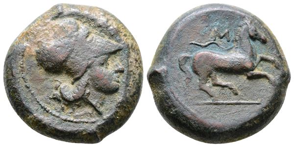 Sicily, Aitna, c. 355-339 BC. Æ (24mm, 17.45g).