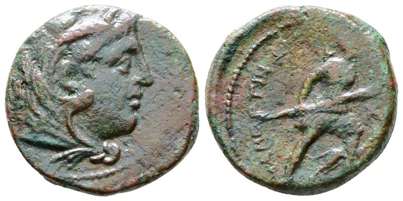 Sicily, Messana, The Mamertinoi, C. 215-212 Bc. Æ Dichalkon (21mm, 6.70g).
