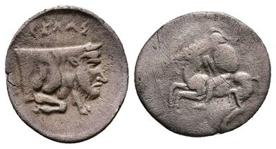 Sicily, Gela, C. 430-425 Bc. Ar Litra (13mm, 0.56g).