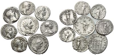 Lot Of 8 Ar Coins To Be Catalogued. Lot Sold As Is, No Returns.