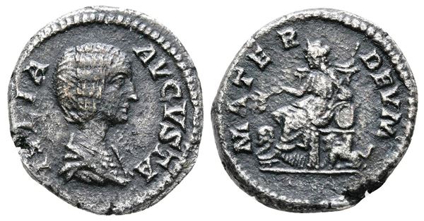 Julia Domna (Augusta, 193-217). AR Denarius (18mm, 3.02g).  - Auction Greek, Roman and Byzantine Coins	 - Bertolami Fine Art - Prague