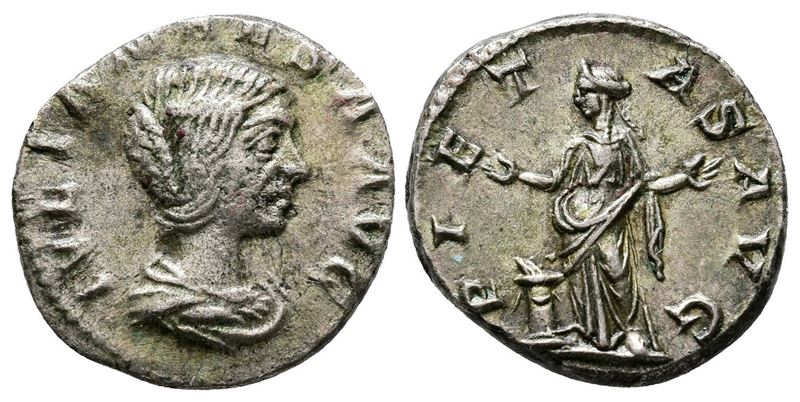 Julia Maesa (augusta, 218-224/5). Ar Denarius (17mm, 2.90g).