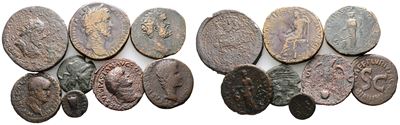 Lot Of 8 Roman Æ Coins