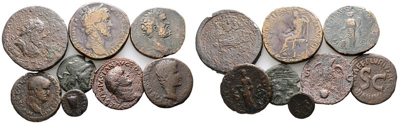 Lot Of 8 Roman Æ Coins