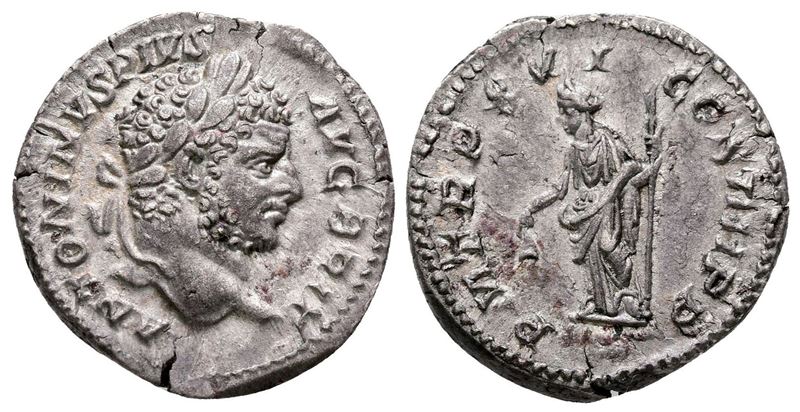 Caracalla (198-217). Ar Denarius (19 MM, 2.97 G).
