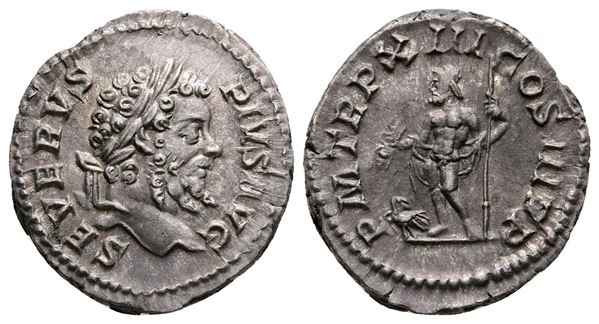 Septimius Severus (193-211). AR Denarius (19 mm, 3.29 g).