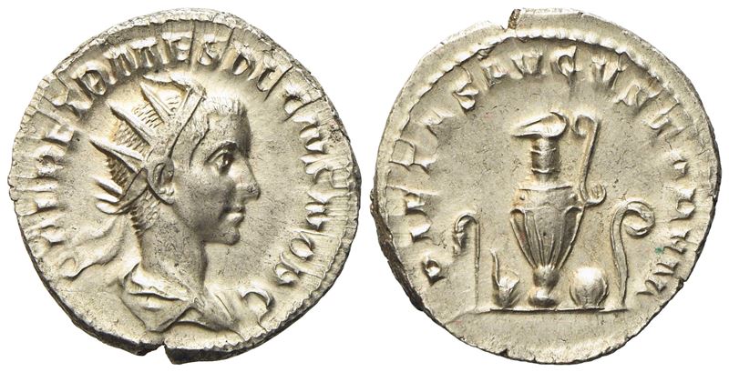 Herennius Etruscus Caesar, Antoninianus Struck Under Trajan Decius, Rome, Ad 250-251; Ar (g 3,90;...