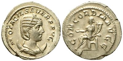 Otacilia Severa, Antoninianus Struck Under Philip I, Rome, Ad 246-248; Ar (g 4,09; MM 23,3)