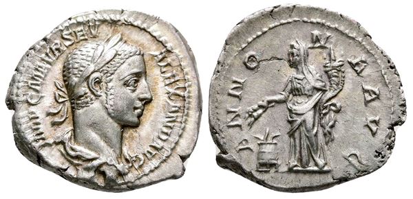 Severus Alexander (222-235). AR Denarius (21 mm, 3.72 g).