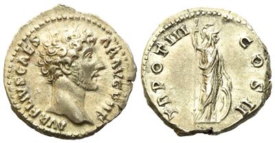 Marcus Aurelius Caesar, Denarius Struck Under Antoninus Pius, Rome, Ad 148-149; Ar (g 3,33; MM 18...