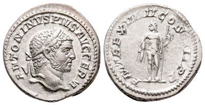 Caracalla (198-217). Ar Denarius (20 MM, 2.92 G).