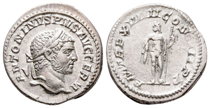 Caracalla (198-217). Ar Denarius (20 MM, 2.92 G).