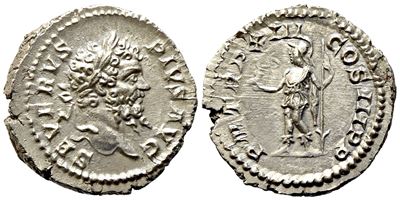 Septimius Severus (193-211), Denarius, Rome, Ad 205. Ar (g 3,35; MM 19,4)