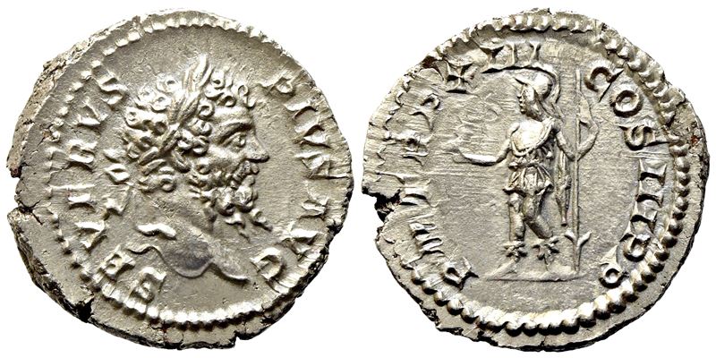 Septimius Severus (193-211), Denarius, Rome, Ad 205. Ar (g 3,35; MM 19,4)