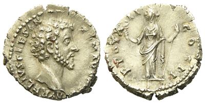 Marcus Aurelius Caesar, Denarius Struck Under Antoninus Pius, Rome, Ad 157-158; Ar (g 3,50; MM 18...