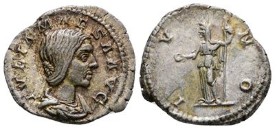 Julia Maesa (augusta, 218-224/5). Ar Denarius (21 MM, 3.25 G).