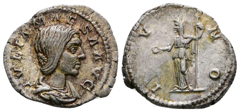 Julia Maesa (augusta, 218-224/5). Ar Denarius (21 MM, 3.25 G).